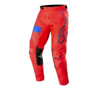 Alpinestars Racer Tech Atomic Pantalones de Motocross, rojo-azul, tamaño 30 para Hombres