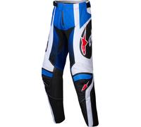 Alpinestars Racer Wurx Pantalones de motocross para jóvenes, negro-azul, tamaño 24