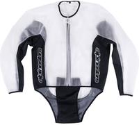 Alpinestars Racing, chaqueta de lluvia XXL male Transparente/Negro