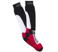 Alpinestars Racing Road Calcetines, negro/rojo, Talla S/M