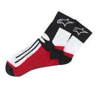 Alpinestars Racing Road Short Calcetines, negro/rojo, Talla L/XXL