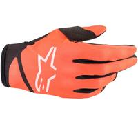 Alpinestars Radar 22 Guantes de motocross, naranja/negro, Talla S