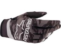 Alpinestars Radar 22 Guantes de motocross, negro-gris, tamaño S para Hombres