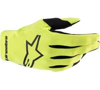 Alpinestars Radar Guantes de motocross, negro-amarillo, tamaño S para Hombres