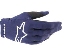 Alpinestars Radar Guantes de motocross, negro/azul, Talla 2XL