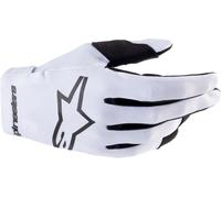 Alpinestars Radar Guantes de motocross para jóvenes, negro-gris, tamaño 2XS
