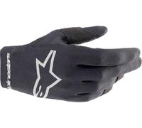 Alpinestars Radar Guantes de motocross para jóvenes, negro, Talla M