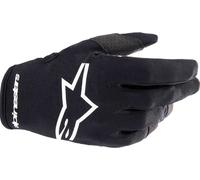 Alpinestars Radar Guantes de motocross para niños, negro, tamaño L
