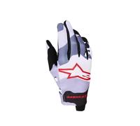 Alpinestars Radar Guanti da motocross, nero/grigio/viola, M