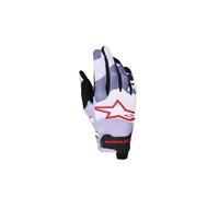 Alpinestars Radar Guanti da motocross per ragazzi, nero/grigio/viola, L