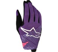 Alpinestars Radar Pro Guantes de motocross, morado/negro, Talla L