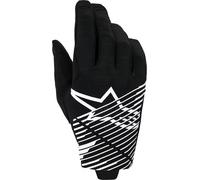 Alpinestars Radar Pro Guantes de motocross, negro-blanco, tamaño XL para Hombres