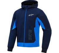 Alpinestars Radium Tech Sudadera con cremallera de moto, azul, tamaño L para Hombres