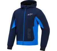 Alpinestars Radium Tech Sudadera con cremallera de moto, azul, tamaño XL para Hombres