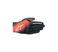 Alpinestars Reef V2 Guanti da moto, nero/rosso neon, M