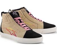 Alpinestars Ride-63 Canvas Zapatillas de motociclismo, beige/negro, Talla 10