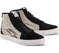 Alpinestars Ride-63 Canvas Zapatillas de motociclismo, Negro/Gris/Blanco, Talla 9