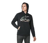 Alpinestars Ride Camo Hoodie V3 Sweatshirt Sudadera con Capucha para Hombre Negro XXL