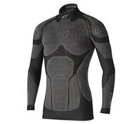 Alpinestars Ride Tech Top - Camiseta térmica de Invierno para Hombre, Transpirable, térmica, térmica, para Invierno, Color Negro, Talla XS/S