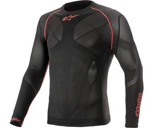 Alpinestars Ride Tech V2 Camisa funcional Longsleeve, negro/rojo, Talla M/L