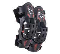 Alpinestars Rodilleras Bionic 5S Juveniles Black Red, Talla: One Size