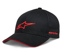 Alpinestars Rostrum Hat Gorra de béisbol para Hombre Negro/Rojo Talla única