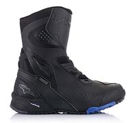 Alpinestars RT-8 Gore-Tex Maletero de moto, negro-azul, tamaño 42 para Hombres