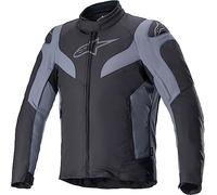 Alpinestars RX-3 Giacca tessile impermeabile per moto, nero/nero, XL