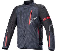 Alpinestars RX-5 Drystar Chaqueta textil para motocicleta, negro/camuflaje, Talla 4XL