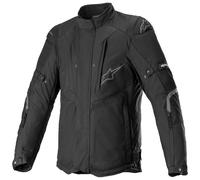 Alpinestars RX-5 Drystar Chaqueta textil para motocicleta, negro-gris, tamaño 3XL