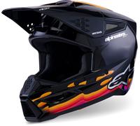 Casco MX Alpinestars SM3 Force Glossy Negro BrillanteXXL Negro Brillante