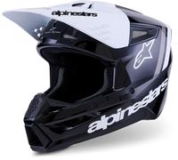 Alpinestars S-M3 Radium Casco de motocross, negro-gris-blanco, tamaño XL para Hombres