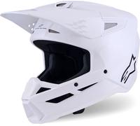 Casco MX Alpinestars SM3 Solid Blanco brillanteXS Blanco brillante