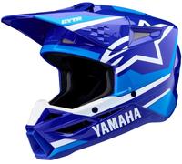 Alpinestars S-M3 Yamaha, casco motocross juvenil YS male Azul/Azul Claro/Blanco