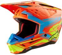 Alpinestars S-M5 Action 2 2024 Casco de motocross, naranja/amarillo, Talla XL (61/62)