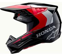 Alpinestars Honda S-M5 Helmet Ece 22.06 Black Red Glossy
