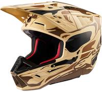 Alpinestars S-M5 Mineral 2024 Casco de motocross, marrón, tamaño L para Hombres