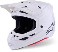 Alpinestars S-M7 Casco de motocross, Blanco, Talla XS (53/54)