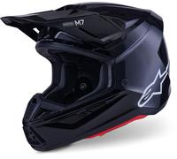 Alpinestars S-M7 Casco de motocross, negro, tamaño S para Hombres