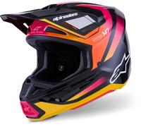 ALPINESTARS Cascos S-M7 Rise Black / Yellow / Pink 2026 S