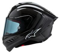 alpinestars S-R10 Solid Casco Integral Carbono/Negro S unisex