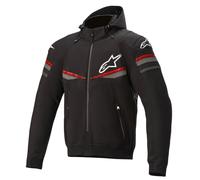 Chaqueta con capucha de Moto de Moto Alpinestars Sector V2 Tech Negro/RojoM Negro,Rojo
