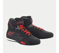 Alpinestars Sector Zapato Motocicleta Negro Rojo Brillante