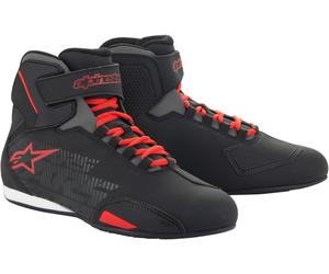 Alpinestars Sektor 2024 Zapatos de moto, negro-rojo, tamaño 43 para Hombres