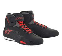 Alpinestars Sektor 2024 Zapatos de moto, negro-rojo, tamaño 46