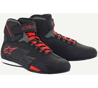 Alpinestars Sektor 2024 Zapatos de moto, negro-rojo, tamaño 47 48