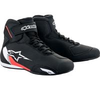 Alpinestars Sektor Zapatillas Color Negro-blanco-rojo fluor Talla 6.5 (EU 38.5) Negro-blanco-rojo fluor 6.5 (EU 38.5)