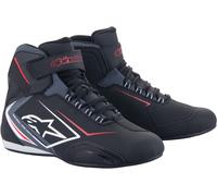 Alpinestars Sektor Zapatos de moto impermeables, negro-gris-blanco, tamaño 41 para Hombres