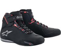 Alpinestars Sektor Zapatos de moto impermeables, negro/gris/rojo, Talla 40