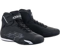Alpinestars Sektor Zapatos de motocicleta, Negro/Blanco, Talla 41